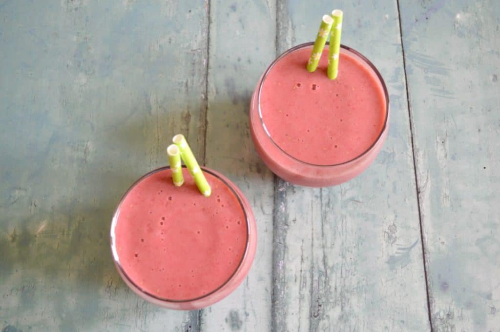 raspberry orange smoothie