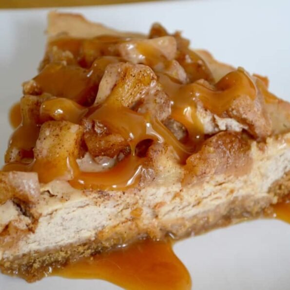 toffee apple cheesecake
