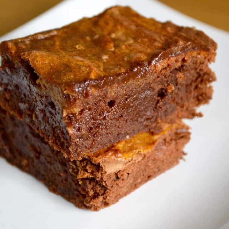 pumpkin spiced brownie