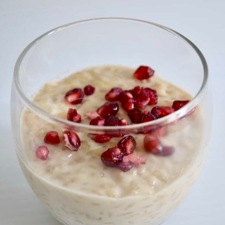 coconut milk rice pudding
