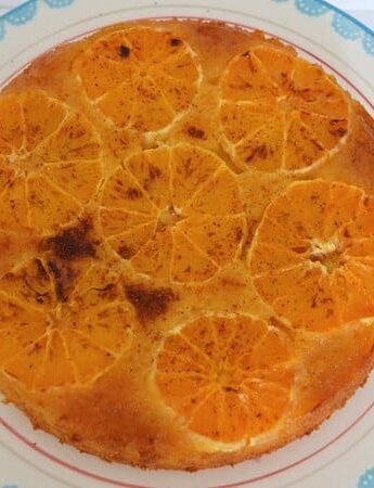 spiced orange polenta cake