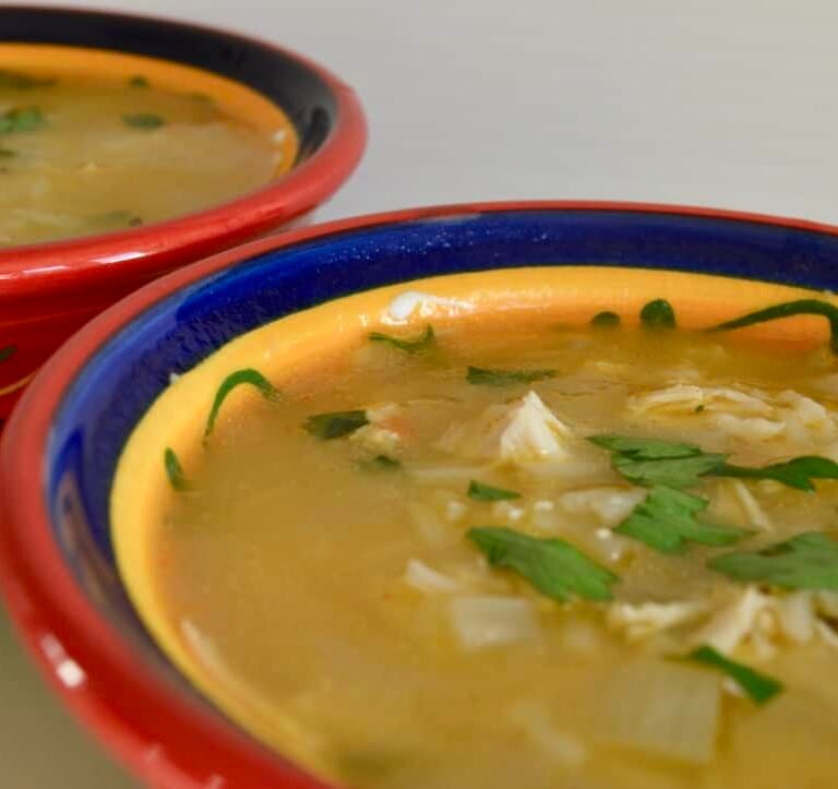 lemon chicken soup