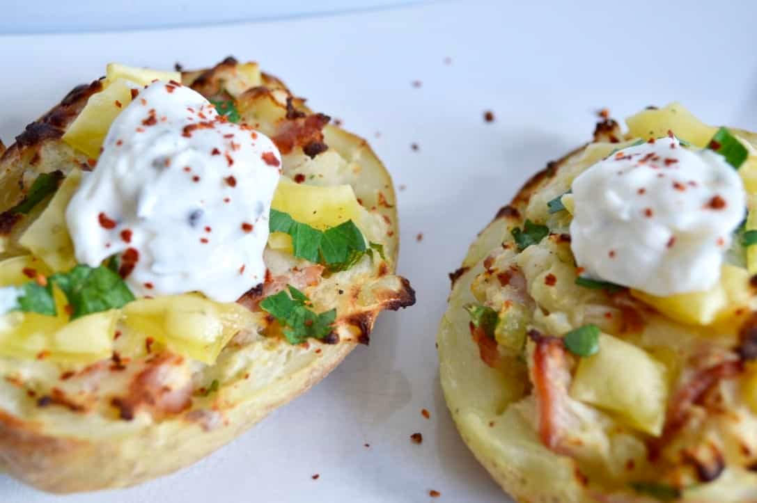 Twice Baked Potatoes (Gluten Free, Dairy Free)