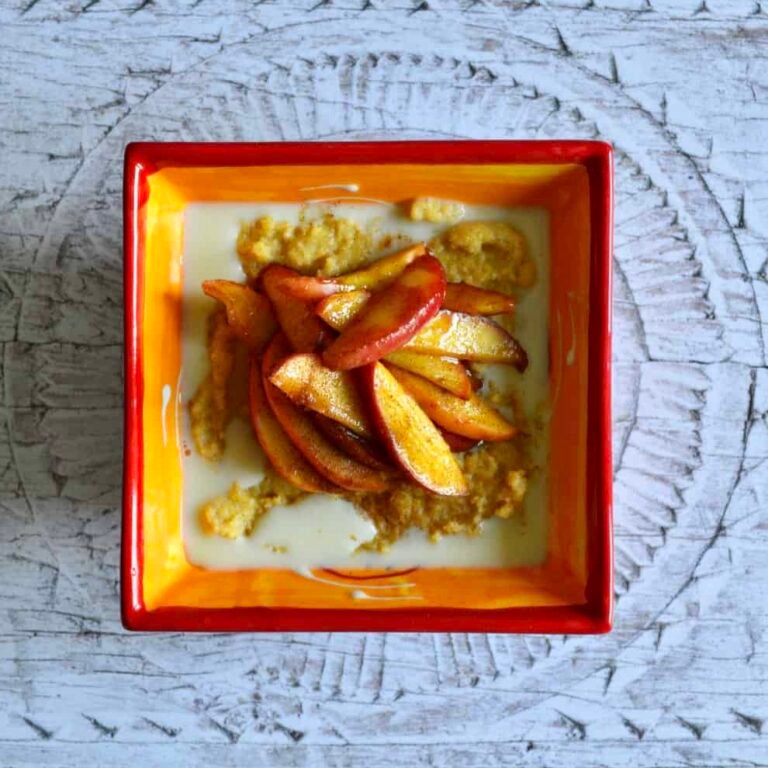 apple polenta