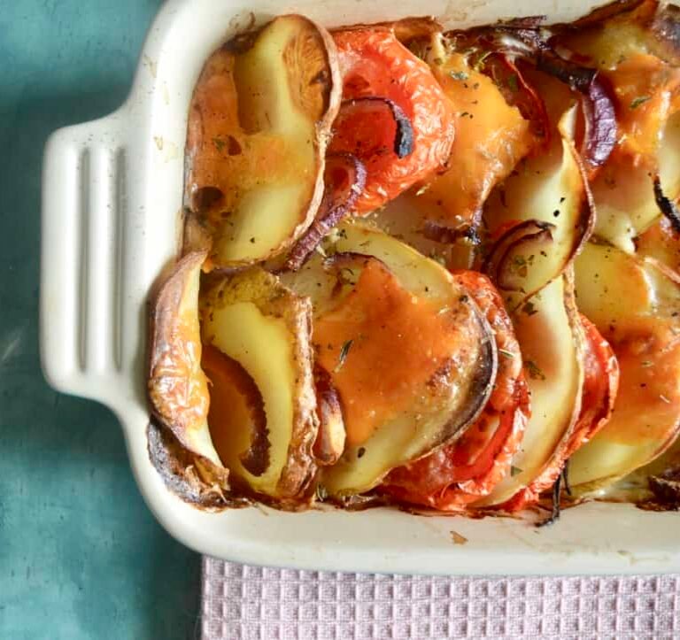 tomato potato bake
