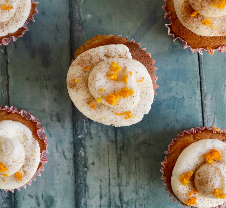 orange spiced cupcakes