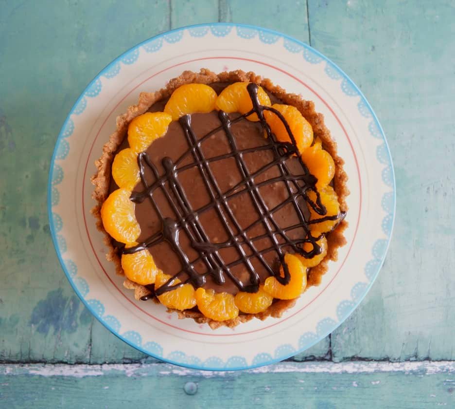 chocolate orange tart