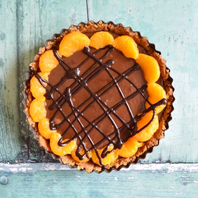 chocolate orange tart