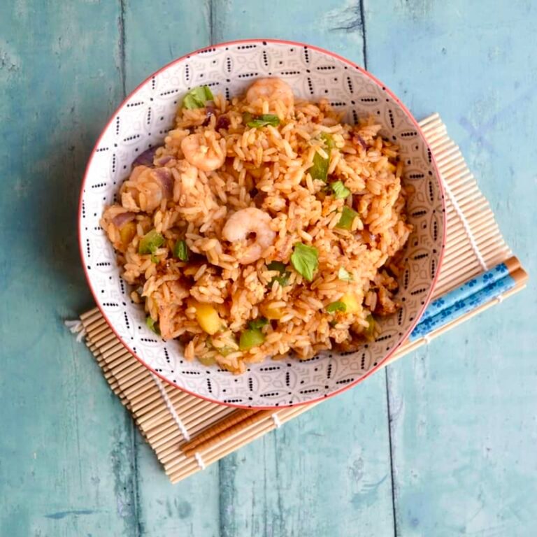prawn mango fried rice
