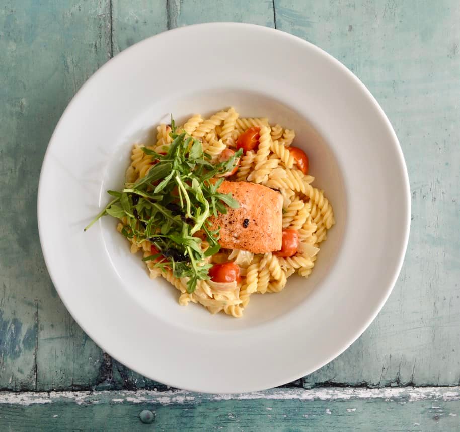 salmon pasta