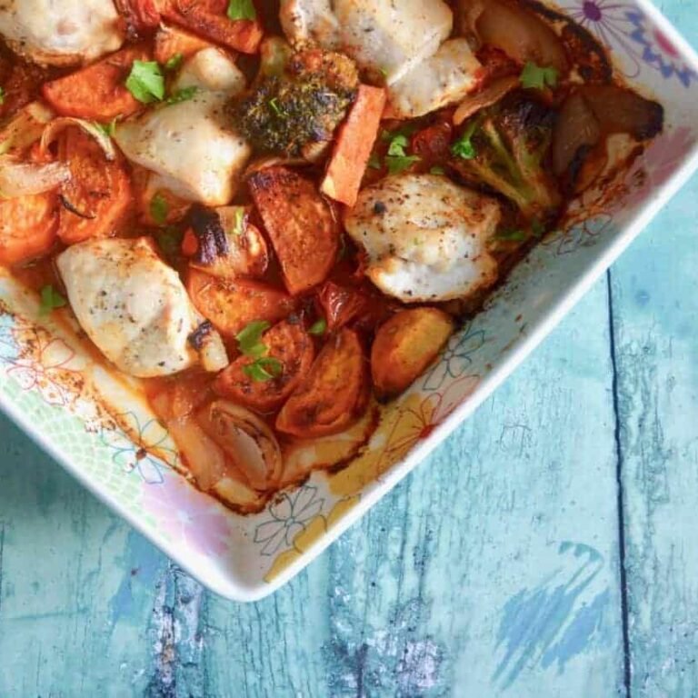 chicken sweet potato bake