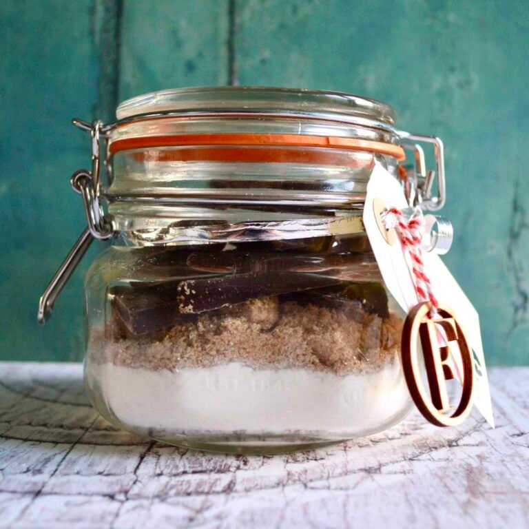 brownie gift jar