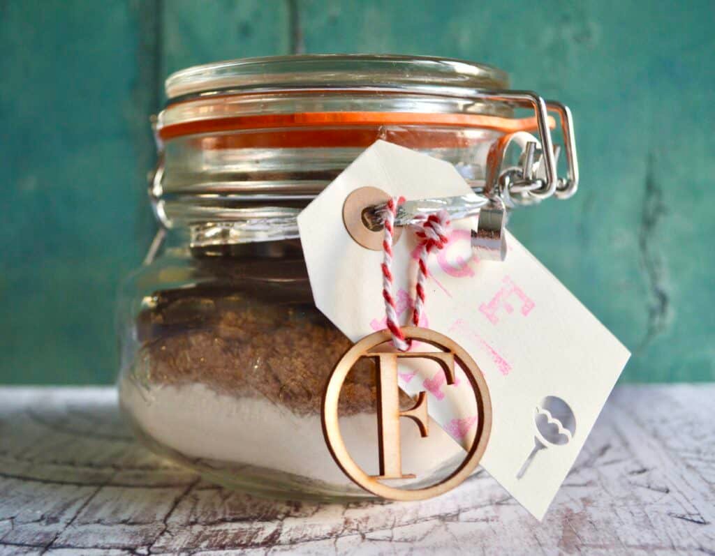 brownie gift jar