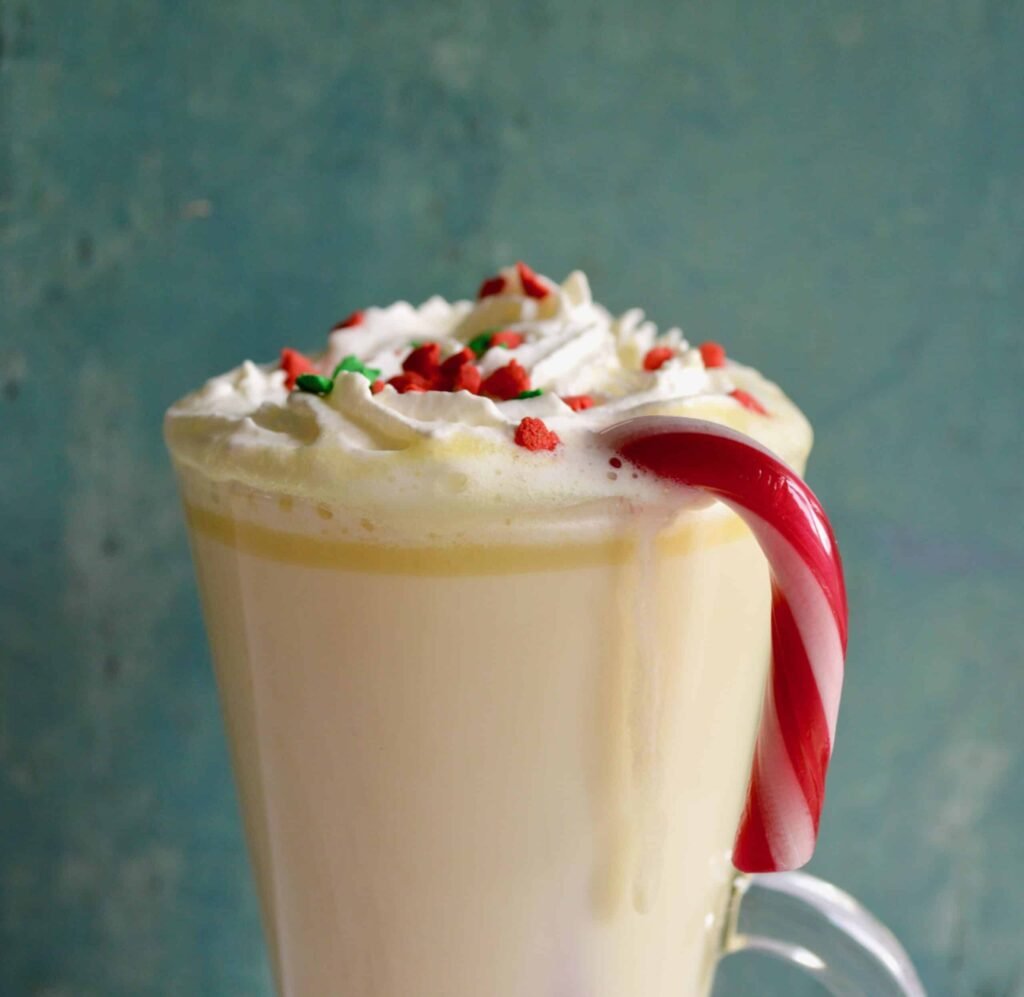 peppermint white hot chocolate 1