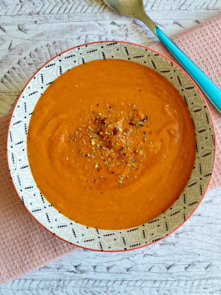 red lentil & chorizo soup