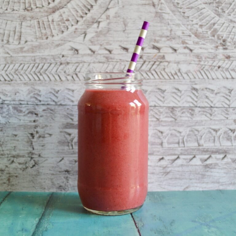 apple blackberry crumble smoothie