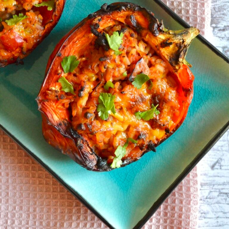 paella stuffed peppers