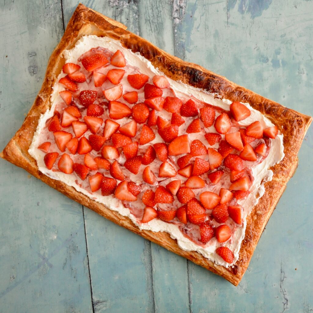 strawberry cheesecake tart