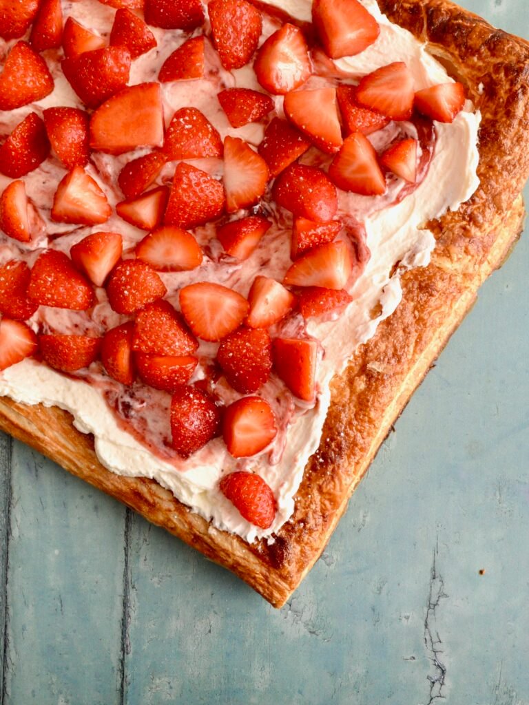 strawberry cheesecake tart