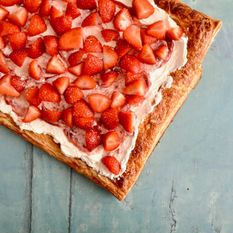 strawberry cheesecake tart