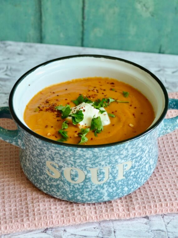Masala Sweet Potato Soup (Gluten Free, Dairy Free)