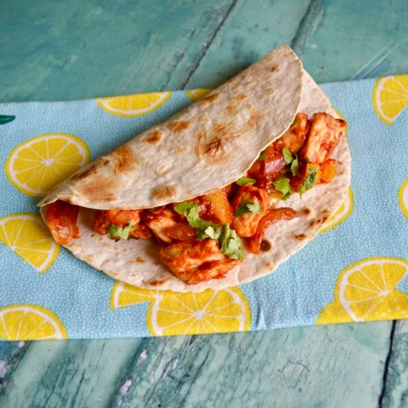 mexican chicken wraps