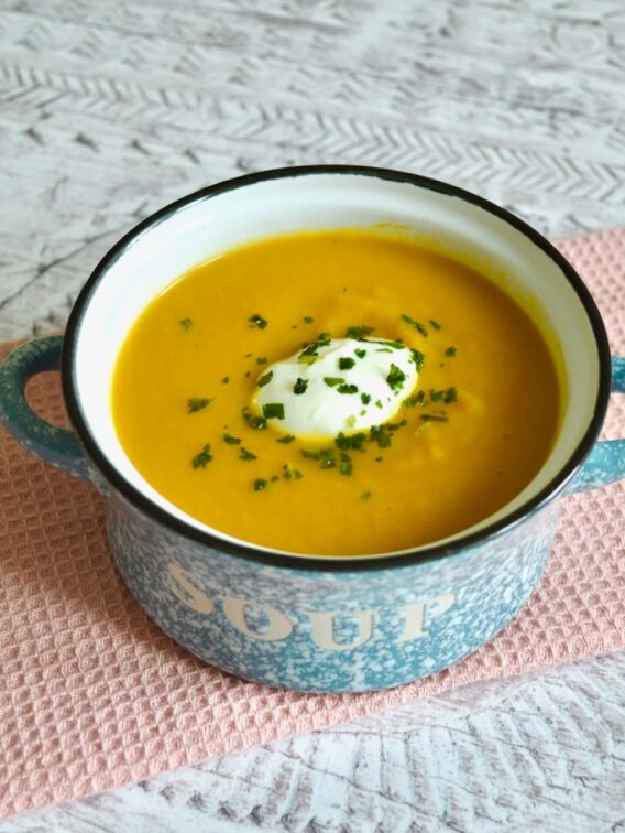 Carrot and Coriander Soup (Gluten Free, Dairy Free)