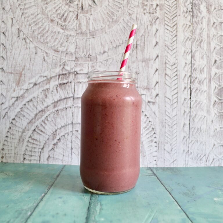 blackberry peach smoothie