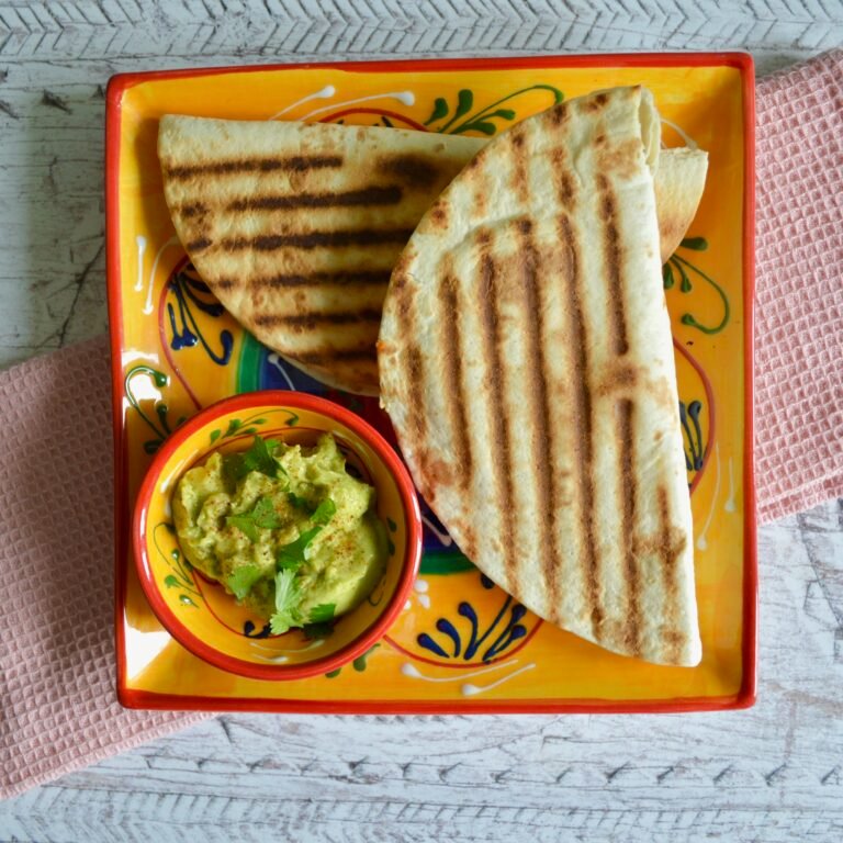 simple egg and cheese quesadilla